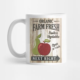 Vintage Farm Market Sign Mug